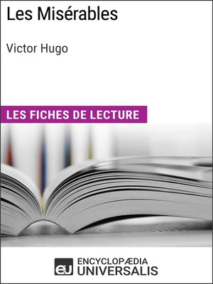 cover image of Les Misérables de Victor Hugo